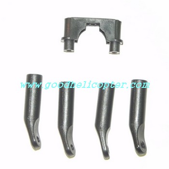 mjx-t-series-t40-t40c-t640-t640c helicopter parts fixed set for tail support pipe and tail decoration set